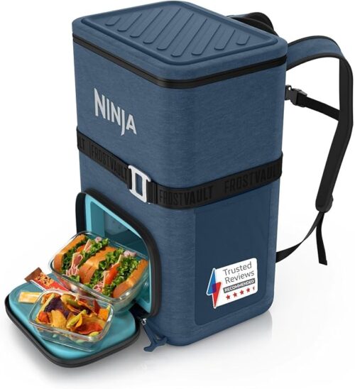 Ninja FrostVault Go 23 litre 36-can Backpack Soft Cooler Blue - FF136EUUKNV