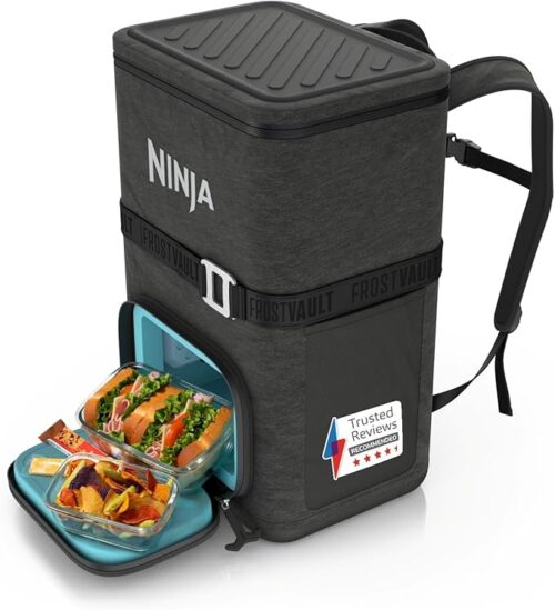Ninja FrostVault Go 23 litre 36-can Backpack Soft Cooler Grey - FF136EUUKCG