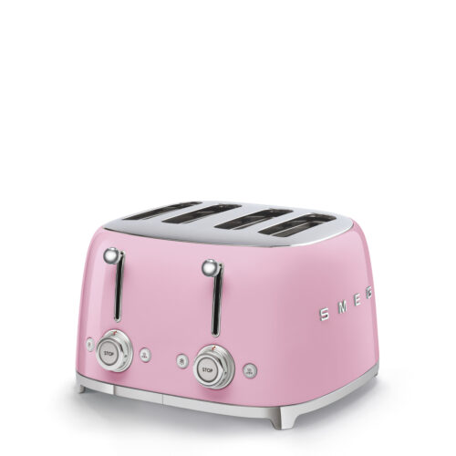 Smeg 50's Style 4 Slice Gloss Pink Toaster - TSF03PKUK