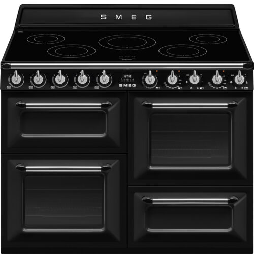Smeg Victoria 110cm Induction Range Cooker Black - TR4110IBL2