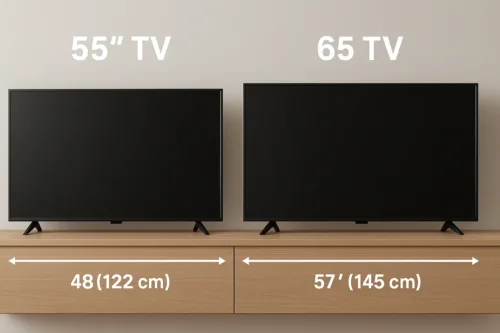 55 Inch VS 65 what to choose
