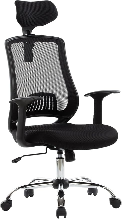 Alphason Home Office Chair Florida Mesh Black - AOC4125BLK