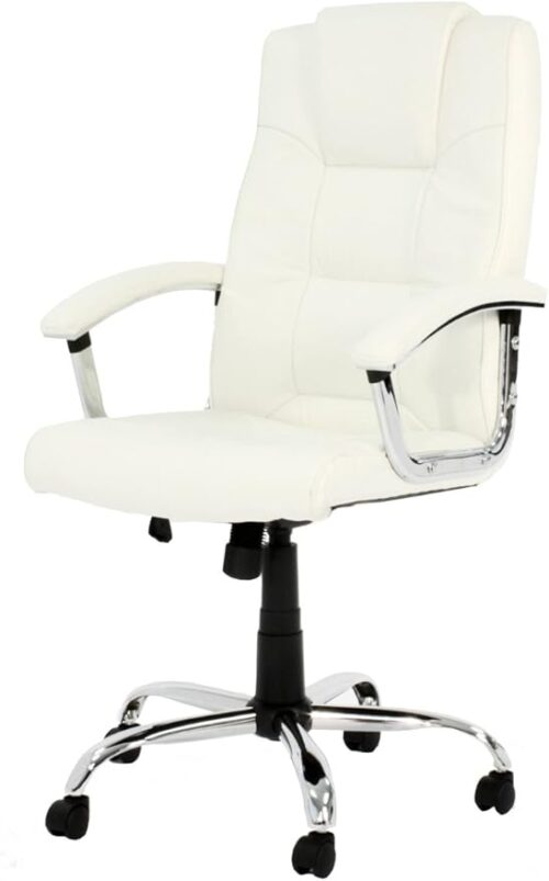Alphason Houston Cream Office Chair - AOC4201A-L-CM