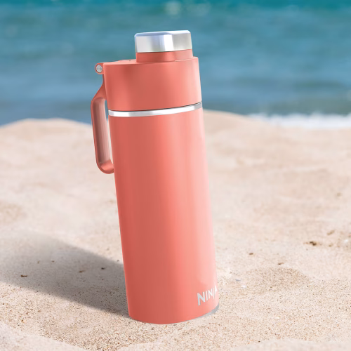 Ninja Thirsti 700ml Travel Bottle Coral - DW2401EUUKPE