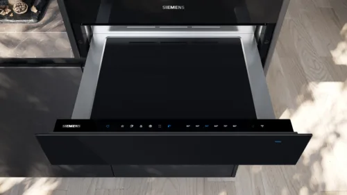 Siemens iQ700 Warming Drawer 60x14cm Black - BI710C1B1B